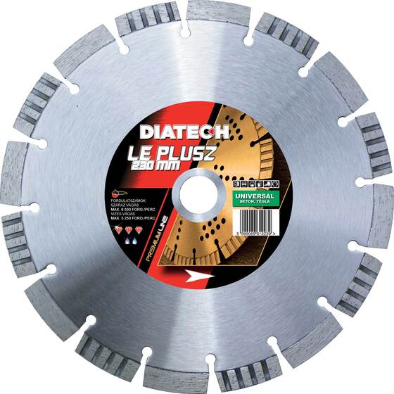 LE+ 400x3,2x12x30 mm profi gyémánt vágótárcsa, beton / univerzális combo