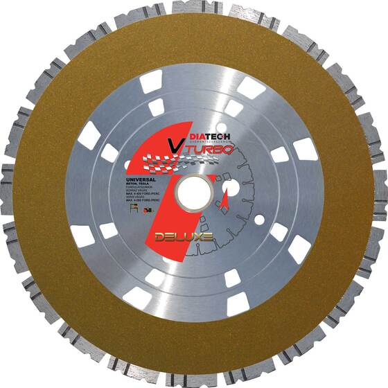 V-Turbo 300x25,4x10 mm gyémánt vágótárcsa, beton, univerzális