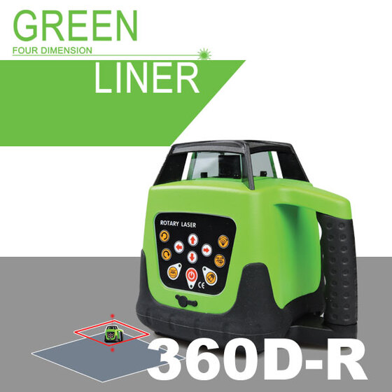 Green Liner 360D-R piros fényű forgólézer