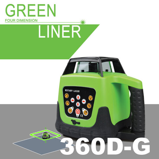 Green Liner 360D-G zöld fényű forgólézer