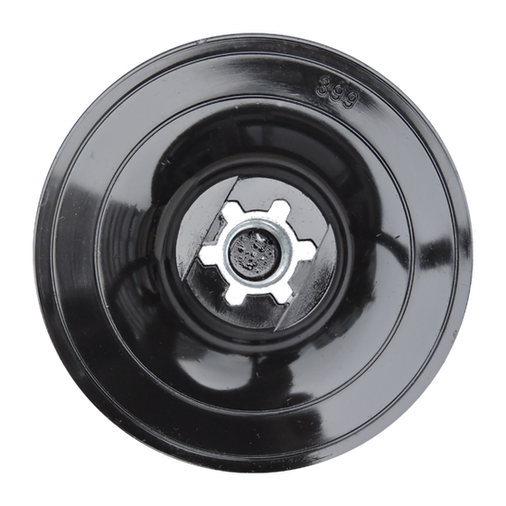 Tépőzáras gumitányér 100xM14 fibertárcsához